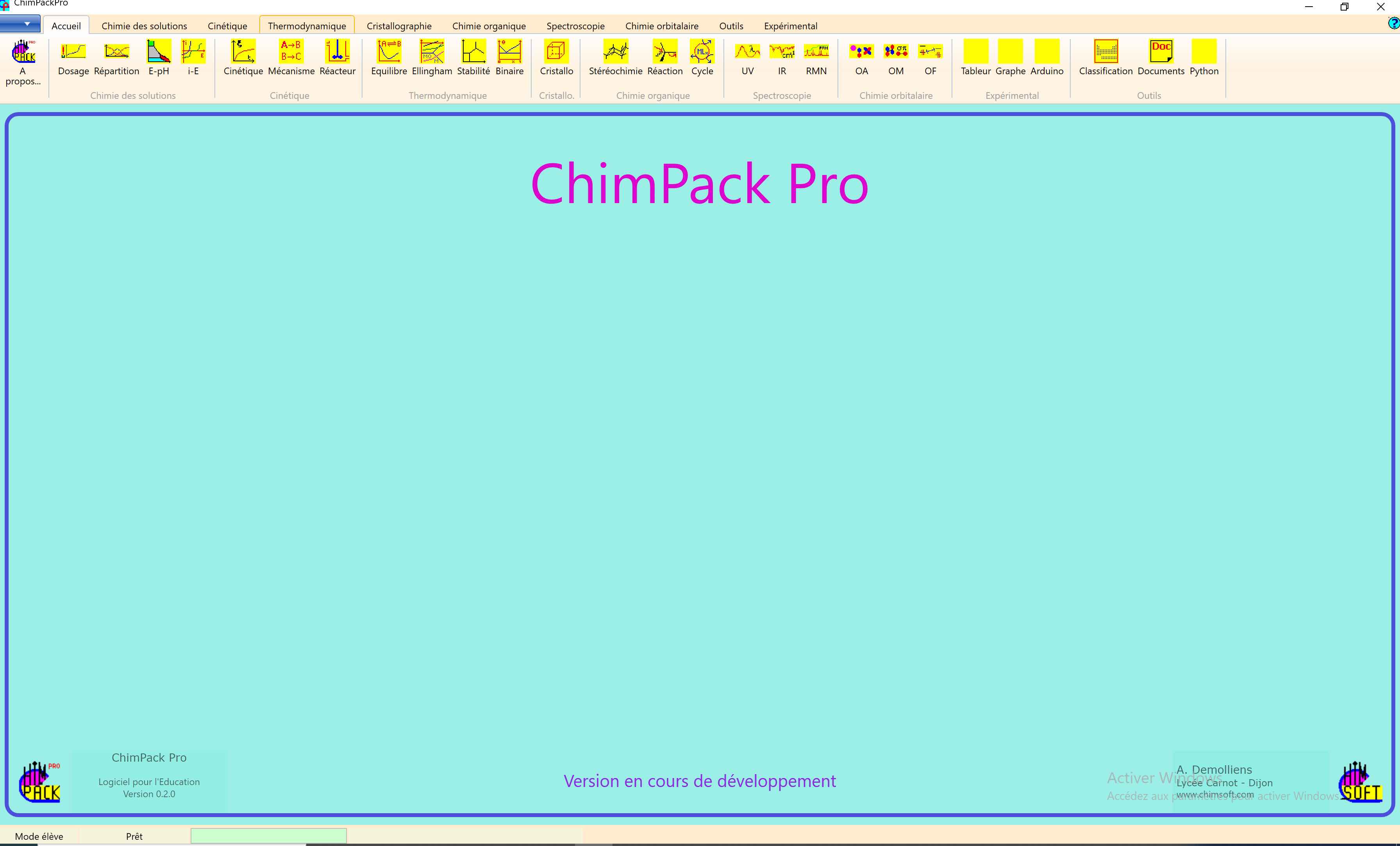 ChimPackPro accueil